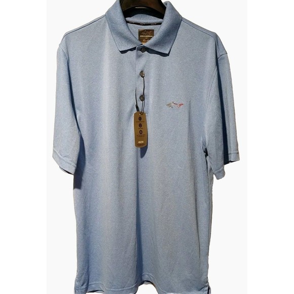 Greg Norman For Tasso Elba Men's Shirt Small-Medium Play Five Iron Play Dry Polo - Picture 1 of 9